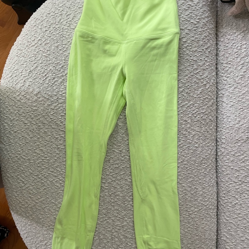 lululemon athletica Green Leggings Soft Comfortable Fit